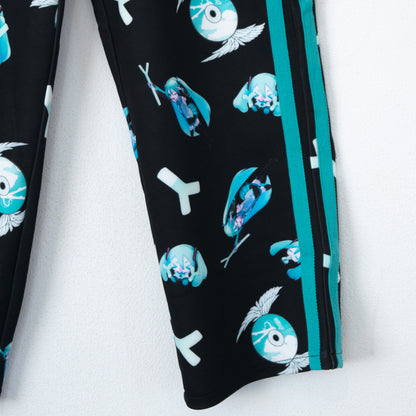 ACDC RAG 初音ミク コラボシリーズ JCT-HM-JPT-03 ジャージパンツ BLACK