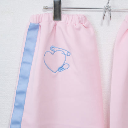 ACDC RAG サイドダブルライン ジャージ レッグウォーマー LIGHT PINK