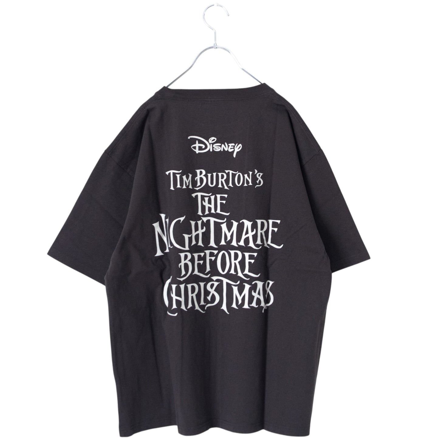 ナイトメアー・ビフォア・クリスマス Jack Face Tシャツ CHARCOAL