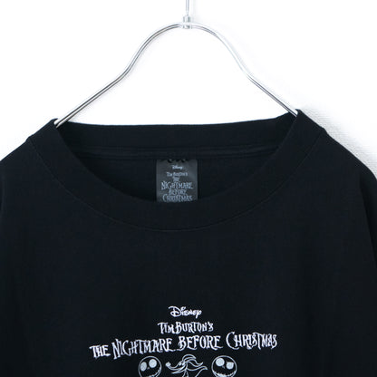 ナイトメアー・ビフォア・クリスマス Multi Illust Tシャツ BLACK