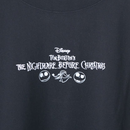 ナイトメアー・ビフォア・クリスマス Multi Illust Tシャツ BLACK