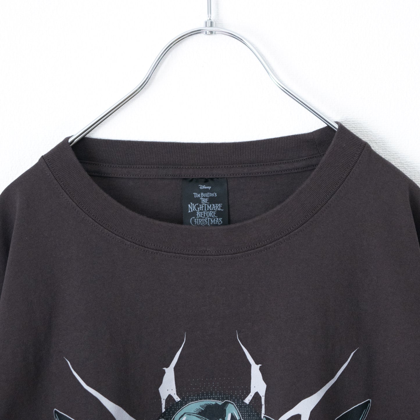 ナイトメアー・ビフォア・クリスマス Rockstyle Tシャツ CHARCOAL