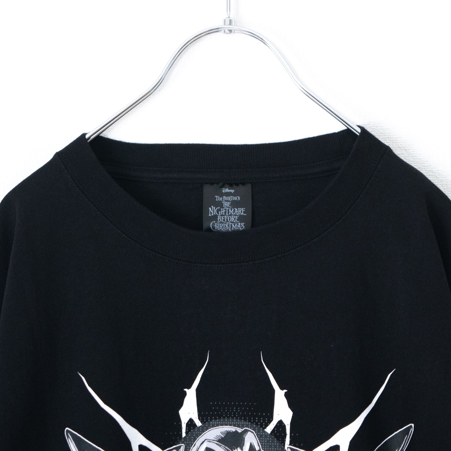 ナイトメアー・ビフォア・クリスマス Rockstyle Tシャツ BLACK