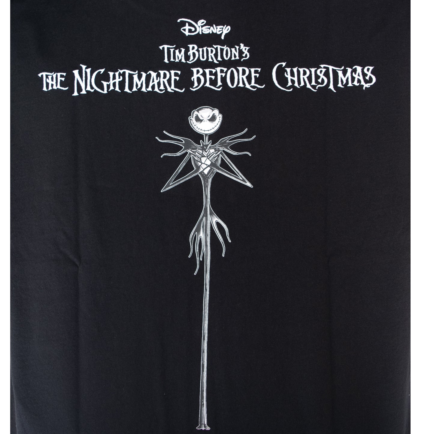 ナイトメアー・ビフォア・クリスマス Rockstyle Tシャツ BLACK