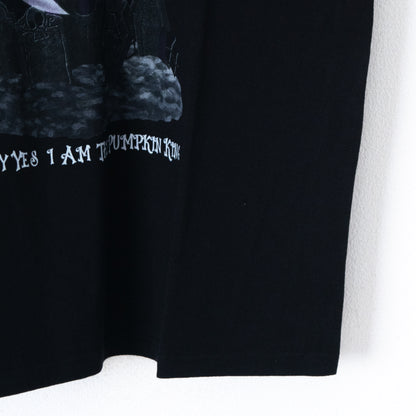 ナイトメアー・ビフォア・クリスマス Pumpkin King Tシャツ BLACK