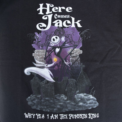 ナイトメアー・ビフォア・クリスマス Pumpkin King Tシャツ BLACK