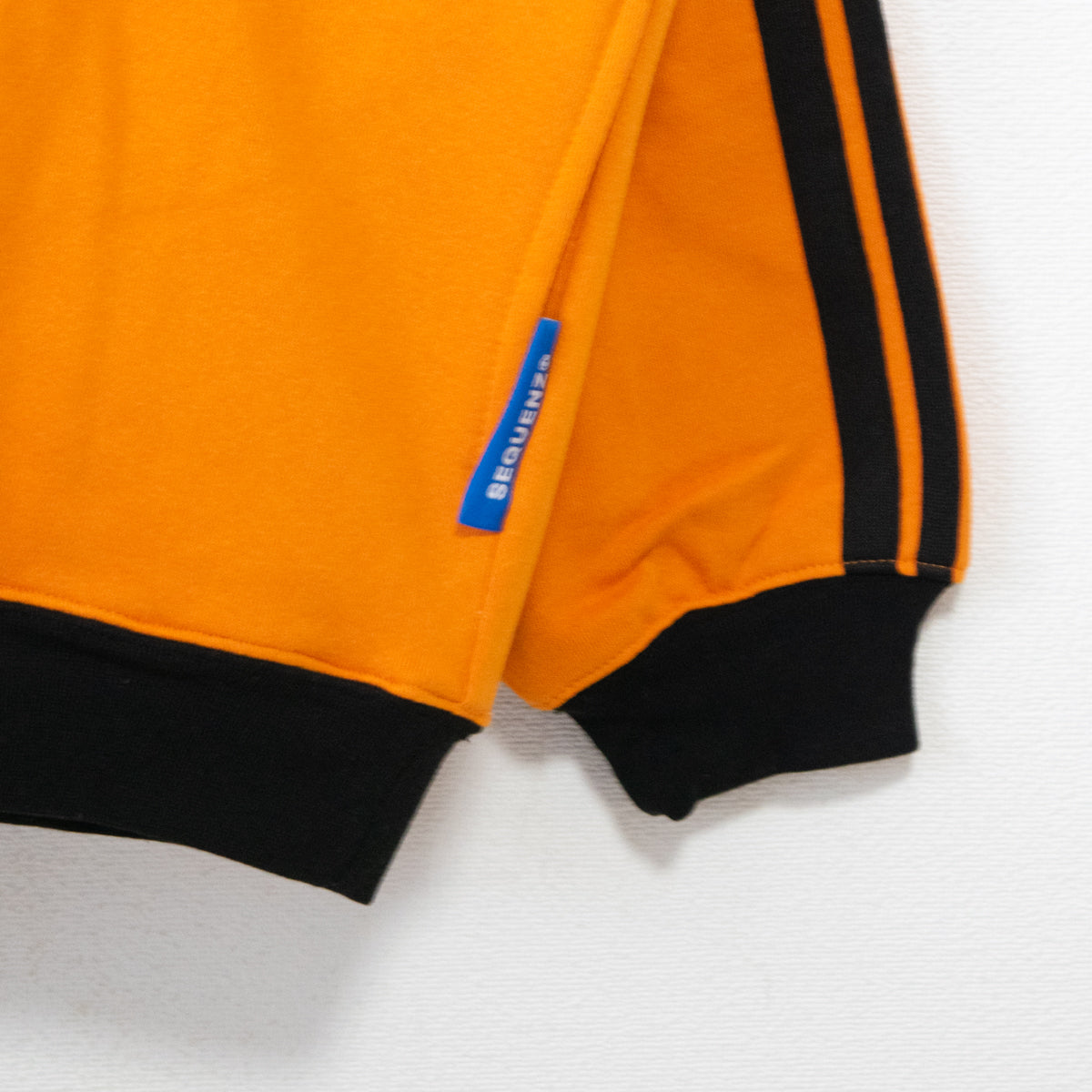 SEQUENZ Fleece-lined Jersey-style Half-Zip Sweatshirt ORANGE