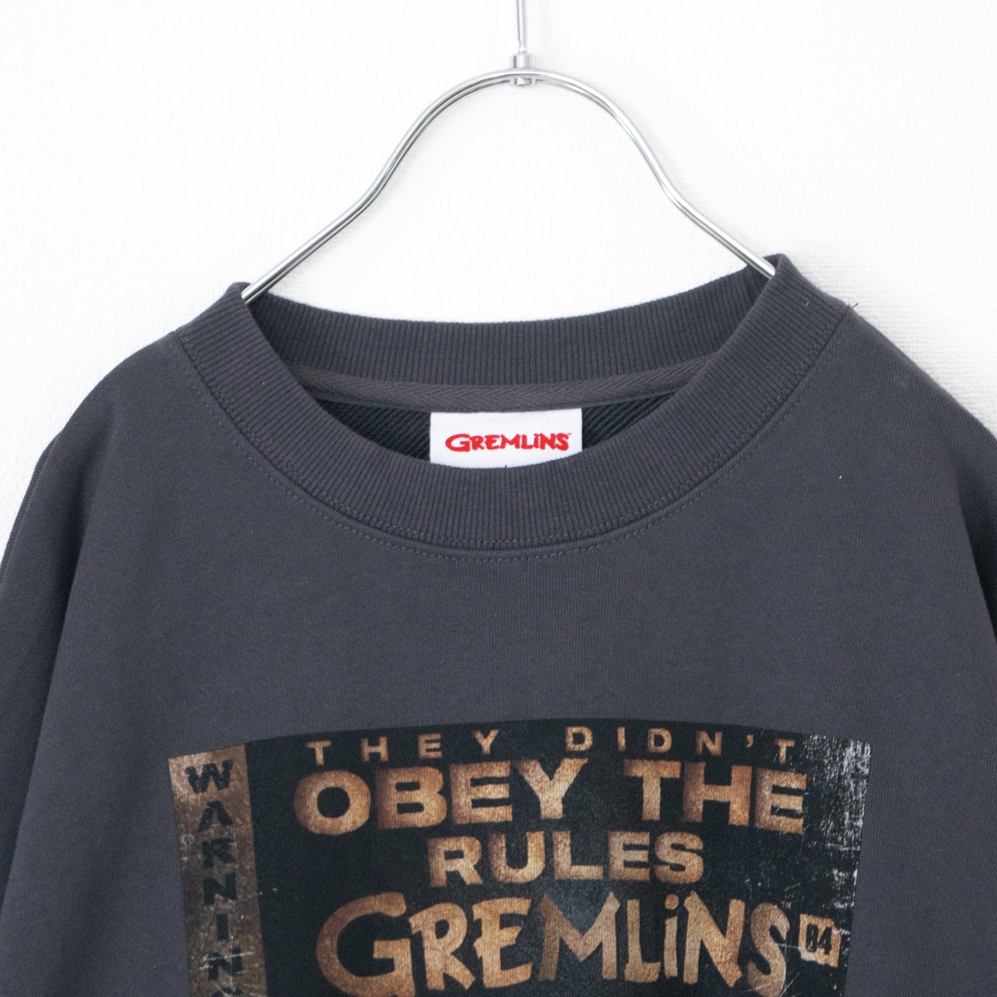 GREMLINS ギズモ ヴィンテージグラフィック スウェット CHARCOAL