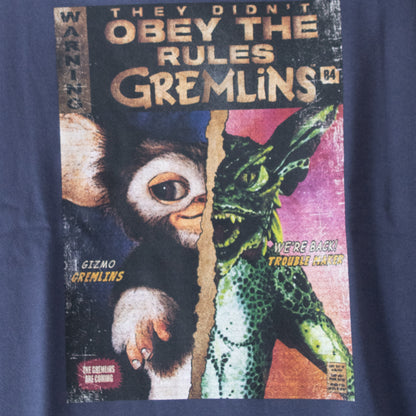 GREMLINS Gizmo Vintage Graphic Sweatshirt Navy