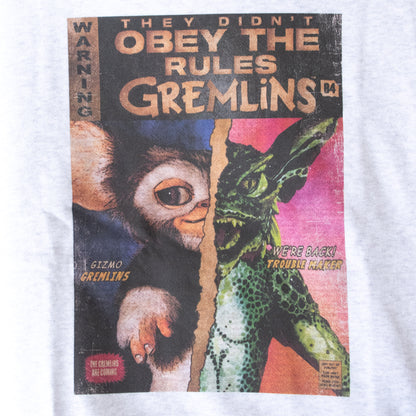 GREMLINS Gizmo Vintage Graphic Sweatshirt Gray