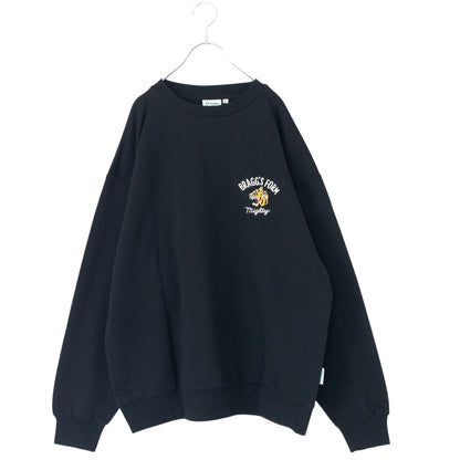 POWER TO THE PEOPLE TIGER 刺繍 スウェット BLACK