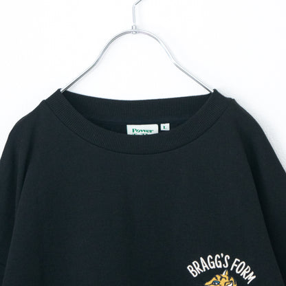 POWER TO THE PEOPLE TIGER 刺繍 スウェット BLACK