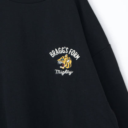POWER TO THE PEOPLE TIGER 刺繍 スウェット BLACK