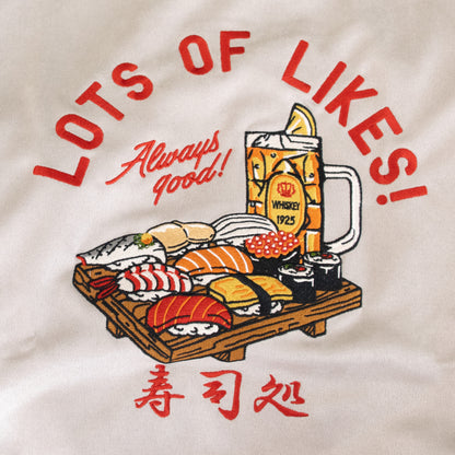 POWER TO THE PEOPLE Japan Series Sushi Sweatshirt IVORY