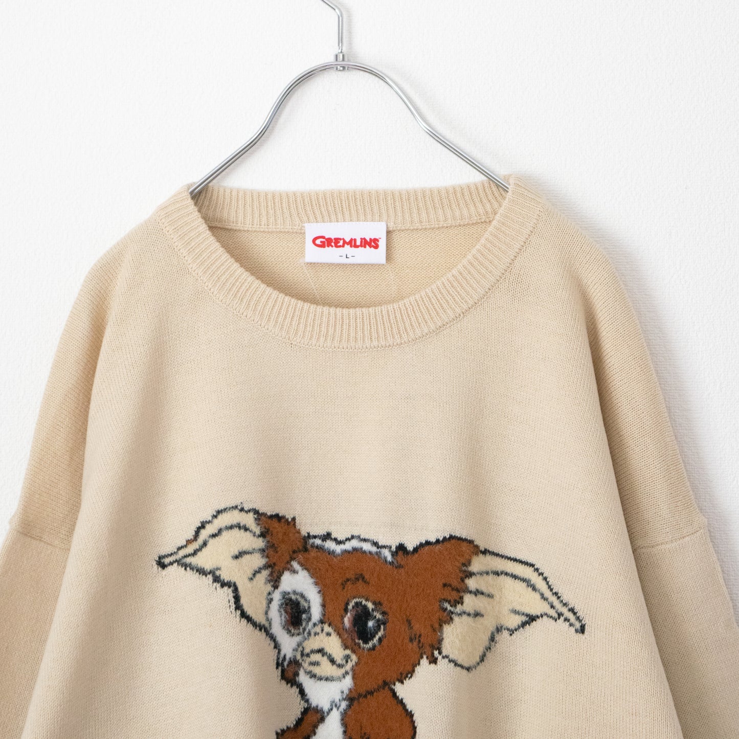 GREMLINS ギズモ シャギーニット IVORY
