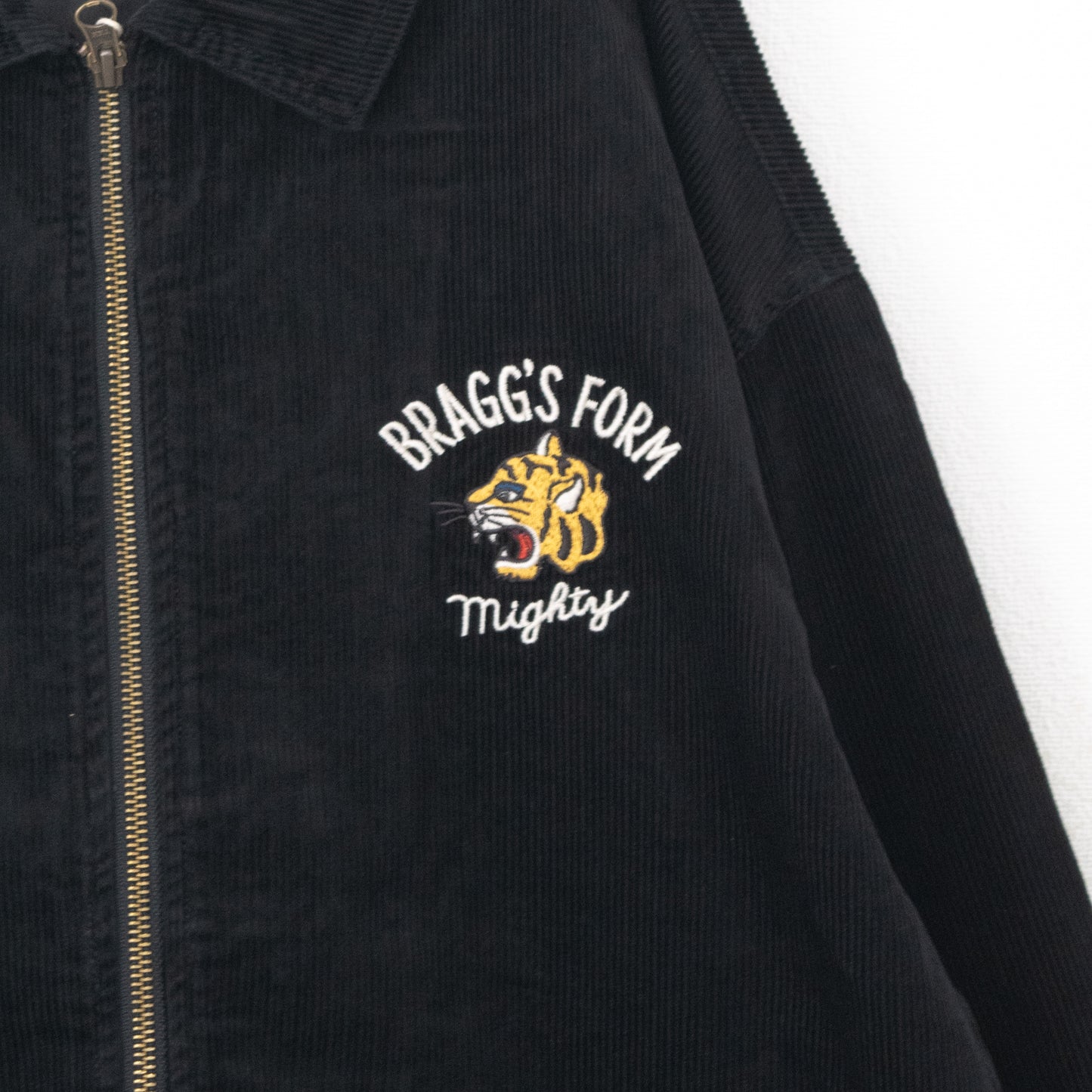 POWER TO THE PEOPLE 虎 コーデュロイ ジャケット BLACK