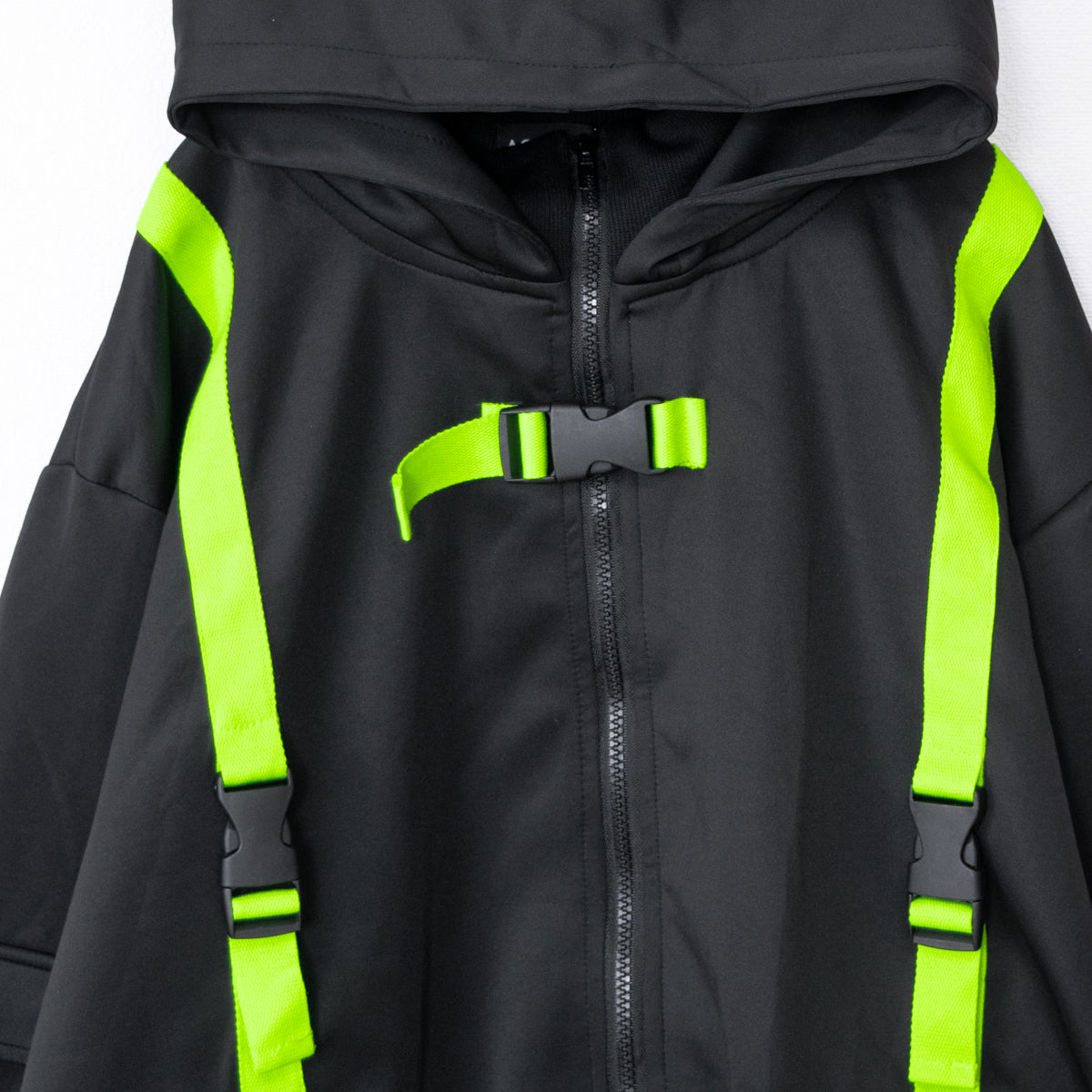 ACDC RAG CYBER PUNK Uzurai Jacket NEON GREEN BLACK