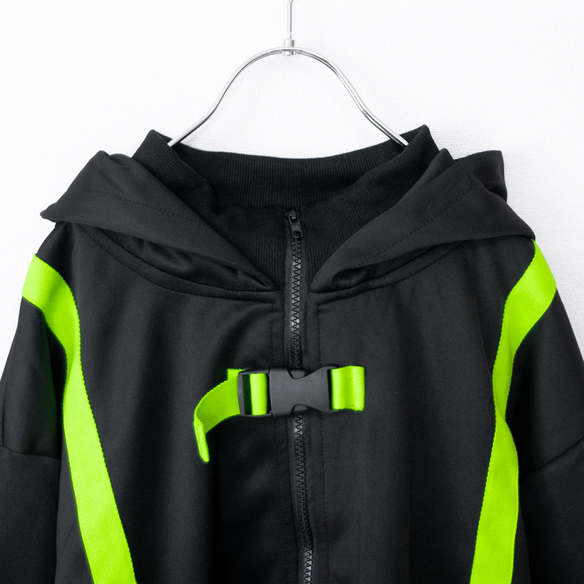 ACDC RAG CYBER PUNK Uzurai Jacket NEON GREEN BLACK