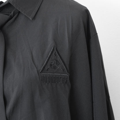 ACDC RAG CYBER PUNK 渦雷 長袖 シャツ BLACK