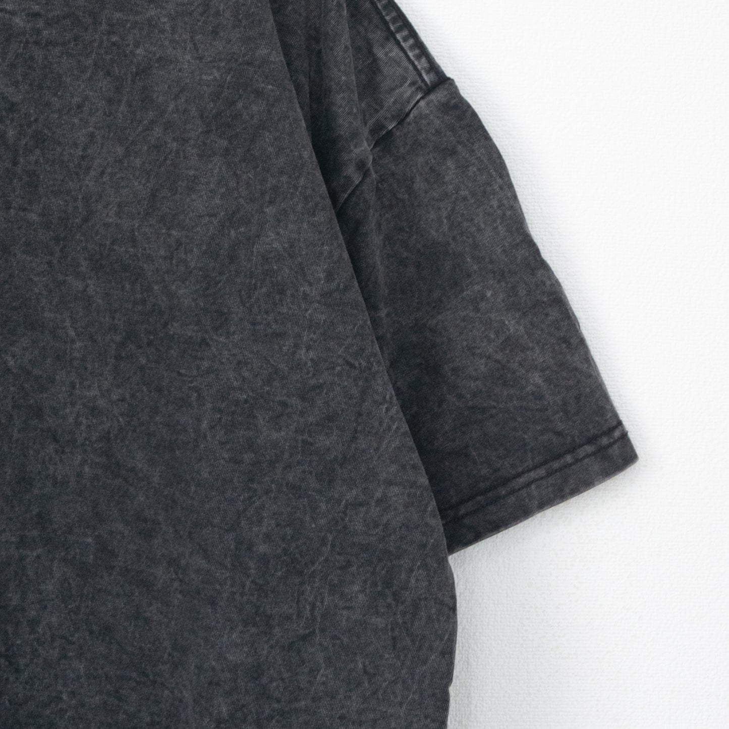 ピグメントダイ 無地 Tシャツ BLACK GRAY