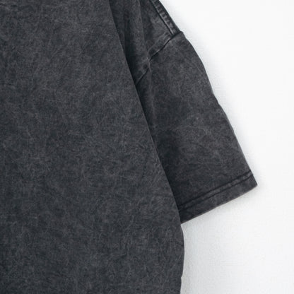 ピグメントダイ 無地 Tシャツ BLACK GRAY