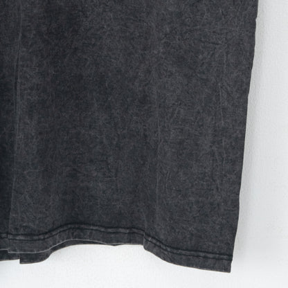 ピグメントダイ 無地 Tシャツ BLACK GRAY