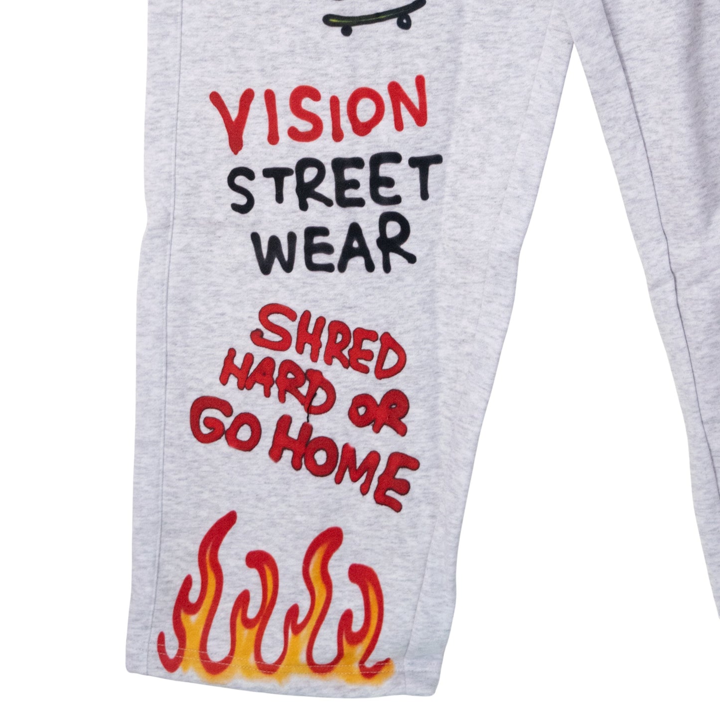 VISION STREET WEAR guernika All-Print スウェットパンツ GRAY