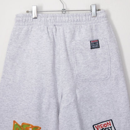 VISION STREET WEAR guernika All-Print スウェットパンツ GRAY