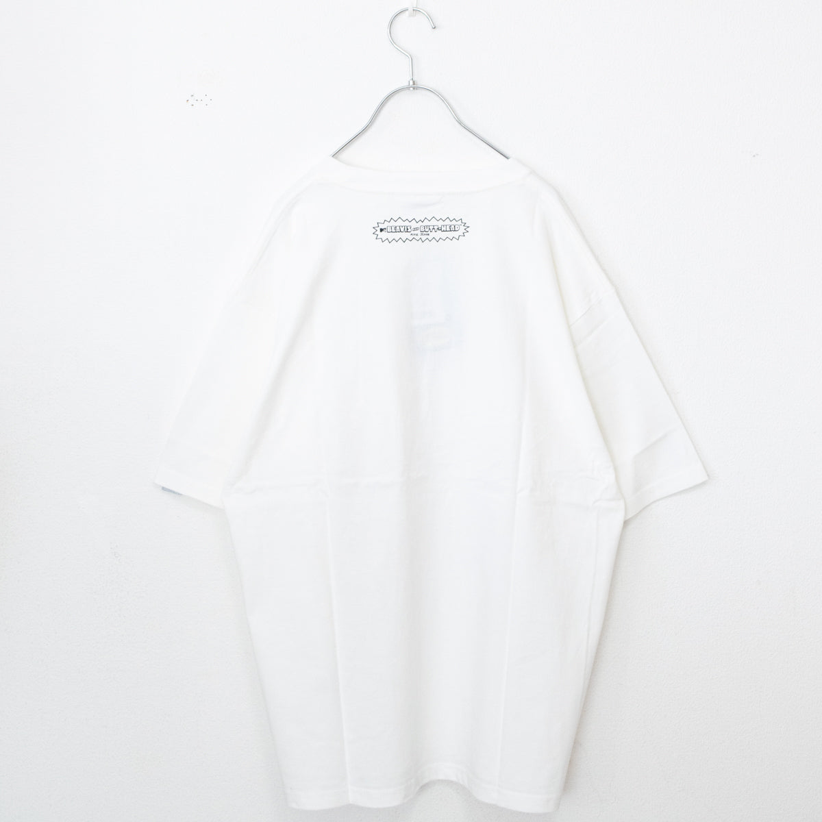 BEAVIS AND BUTT-HEAD プリント 半袖Tシャツ WHITE