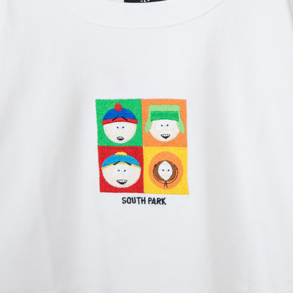SOUTH PARK BIG 刺繍 Tシャツ WHITE