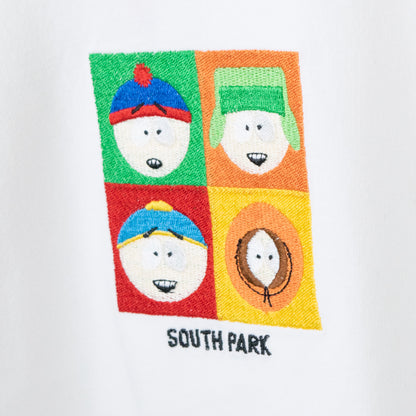 SOUTH PARK BIG 刺繍 Tシャツ WHITE