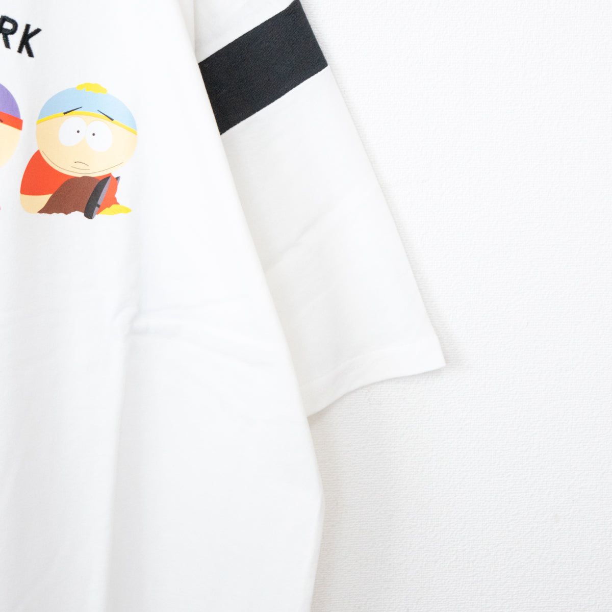 SOUTH PARK Printed Logo Embroidered T-shirt WHITE