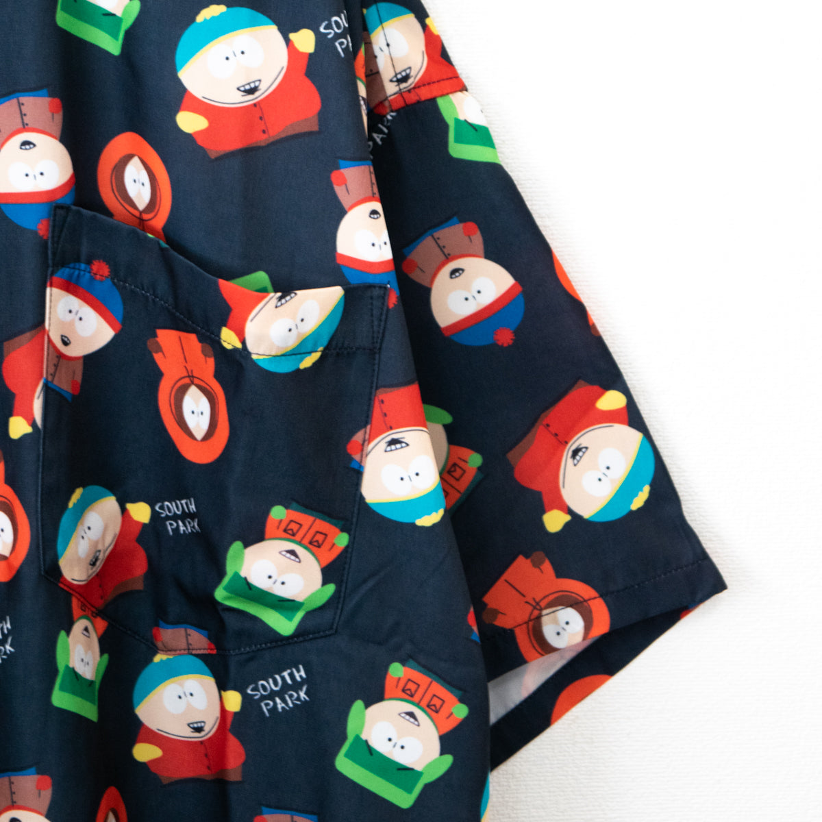 SOUTH PARK all-over print short-sleeved shirt, NAVY