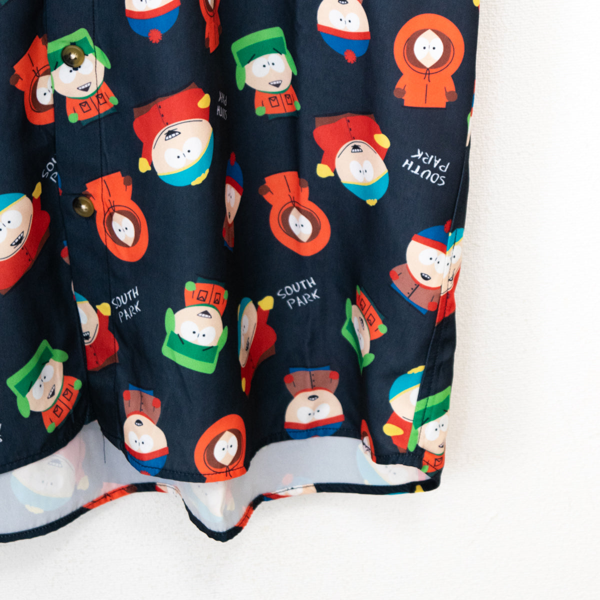 SOUTH PARK all-over print short-sleeved shirt, NAVY