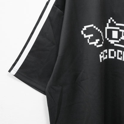 ACDC RAG ドットネコ 半袖Tシャツ BLACK/WHITE