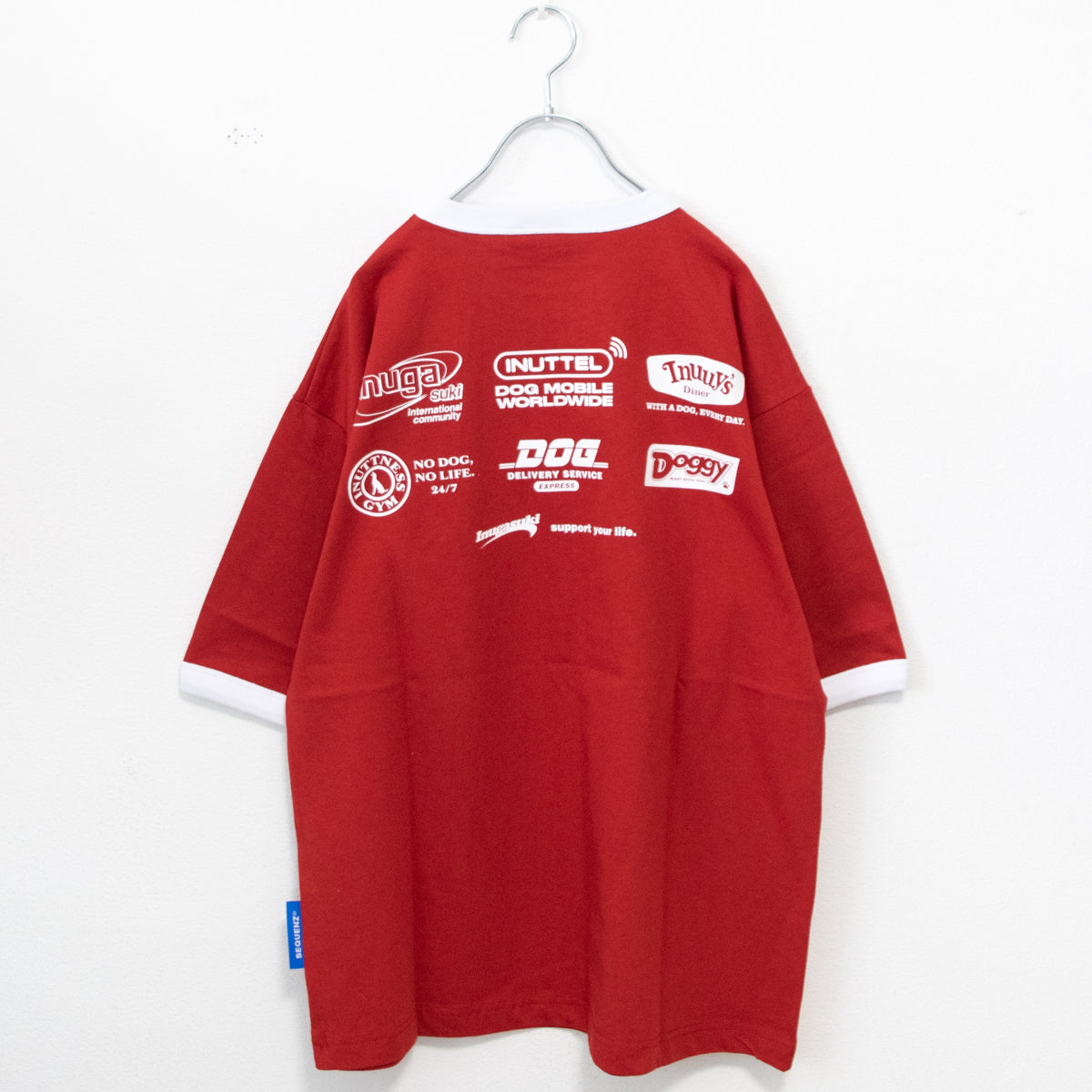 SEQUENZ INU GA SUKI Co. 半袖Tシャツ RED