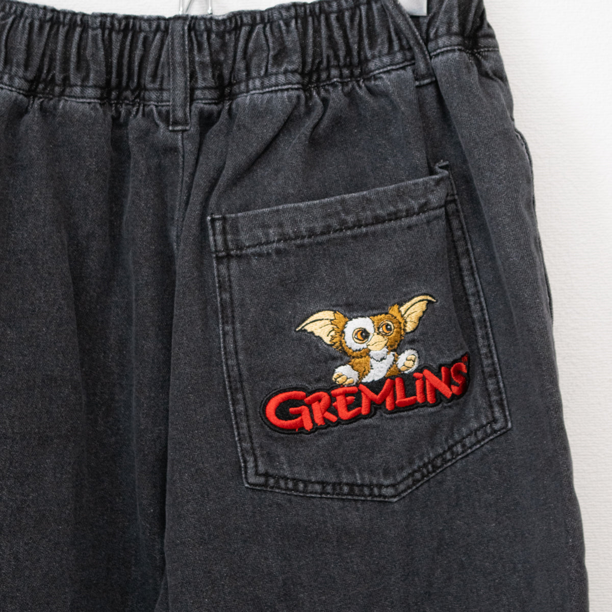 GREMLINS Easy Denim Pants Black Blue