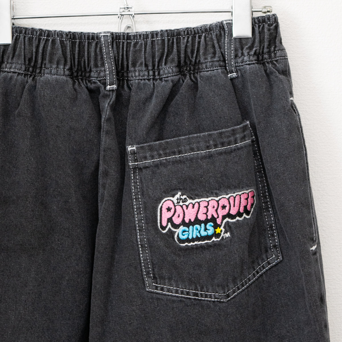 The Powerpuff Girls Easy Denim Pants BLACK