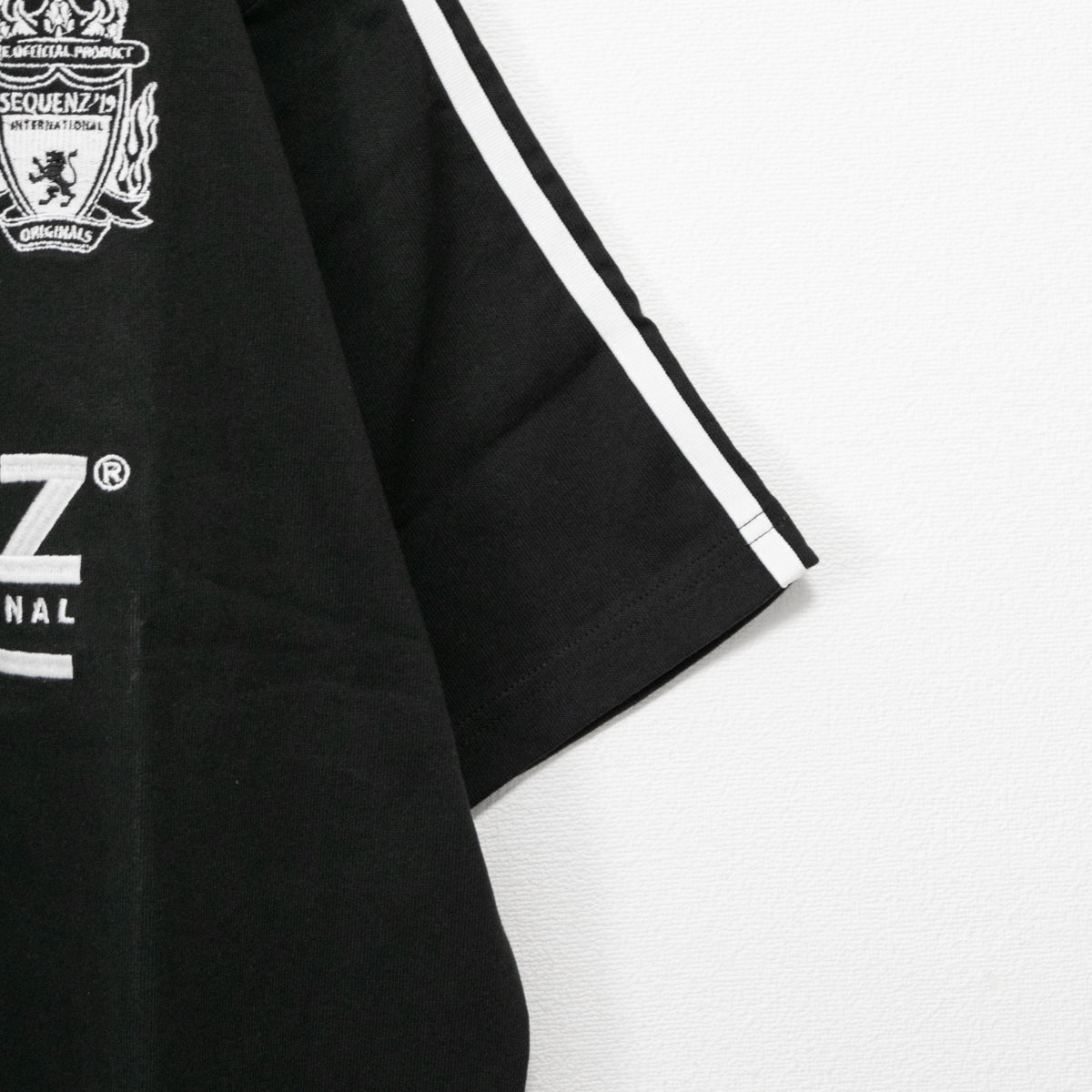 SEQUENZ SOCCER HEAVY ZIP 半袖ポロシャツ BLACK