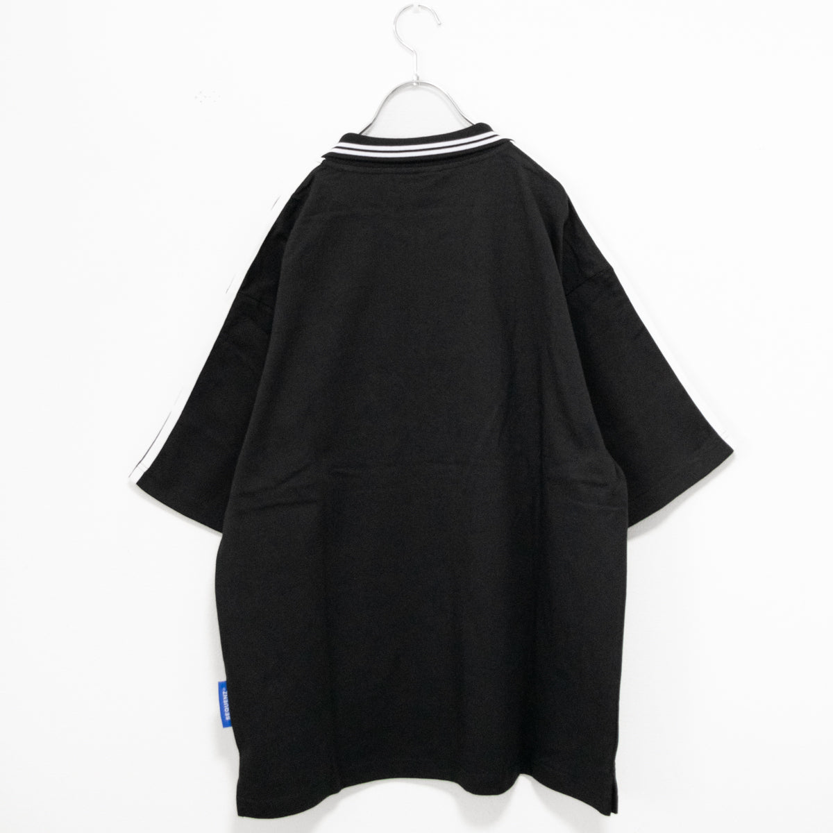 SEQUENZ SOCCER HEAVY ZIP 半袖ポロシャツ BLACK