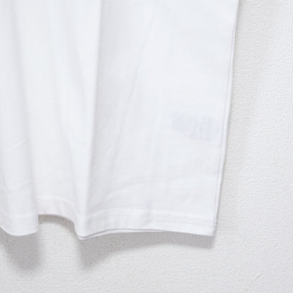 Timely Warning Penguin Photo Print Ringer T-Shirt WHITE