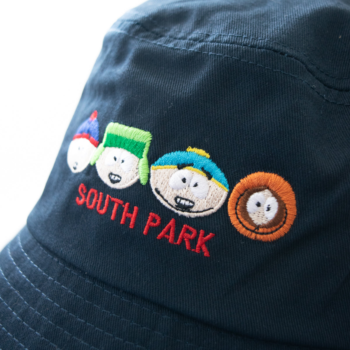 South Park embroidery bucket hat navy