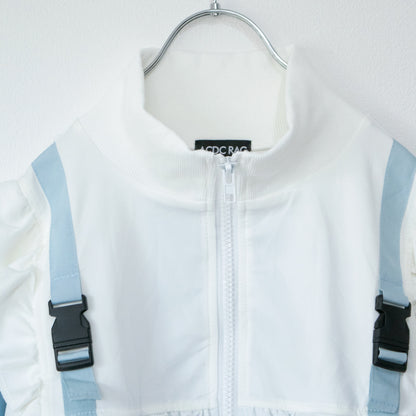 ACDC RAG GAME OVER フリルジャケット 半袖ver WHITE