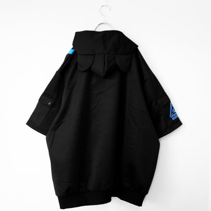 ACDC RAG CYBER PUNK Uzurai Jacket Short Sleeve Version NEON BLUE BLACK