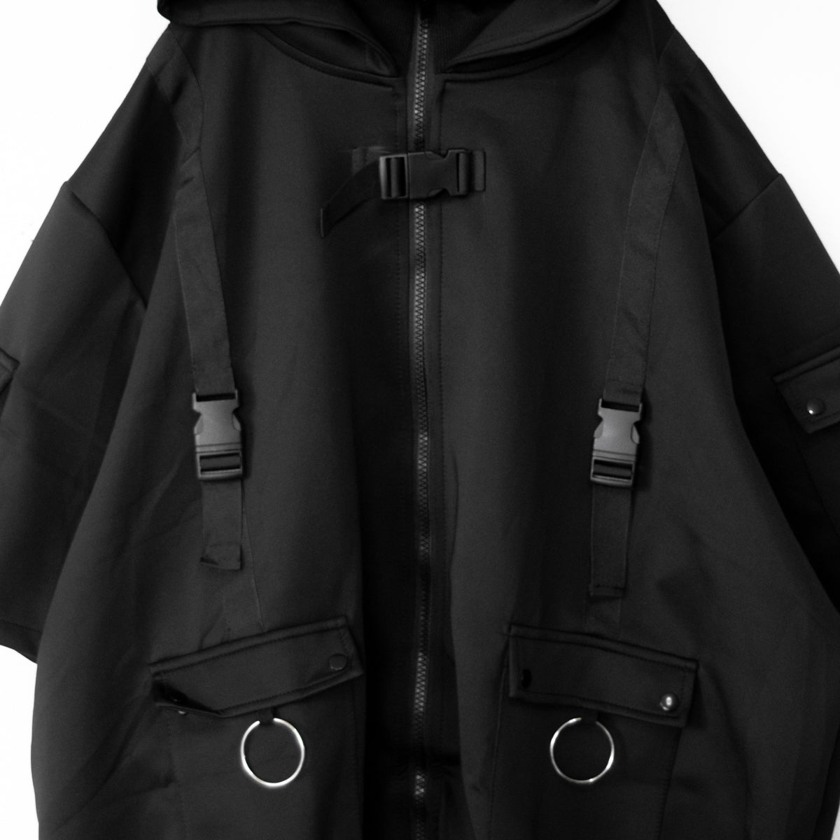 ACDC Rag Cyber __PUNK Modeling Jacket Short Sleeve Ver Black