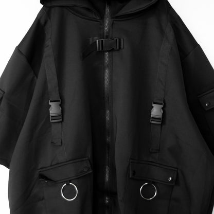 ACDC RAG CYBER PUNK Uzurai Jacket Short Sleeve Version BLACK