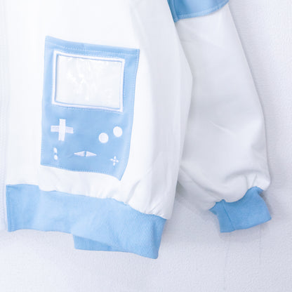 ACDC RAG GAME OVER ruffle jacket WHITE