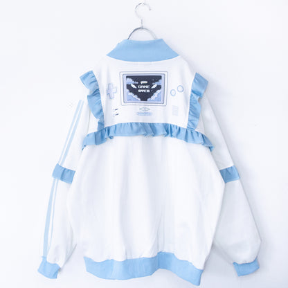 ACDC RAG GAME OVER ruffle jacket WHITE