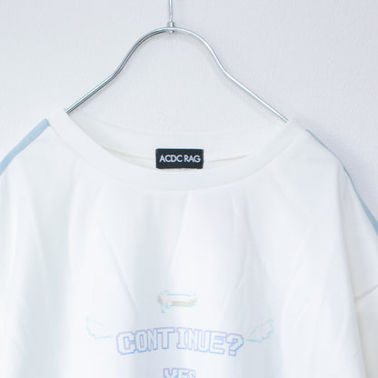 ACDC RAG GAME OVER BIG T-shirt WHITE