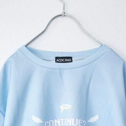 ACDC RAG GAME OVER BIG T-shirt BLUE